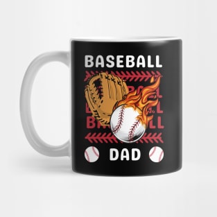 My Favorite Baseball Player Calls Me Dad Gift for Baseball Father daddy Mug